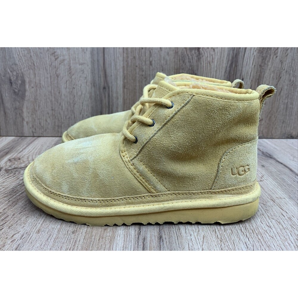 UGG Kids Neumel II Unisex Chukka Boots 1017320K Big Bird School Yellow Size 5 - Picture 3 of 16